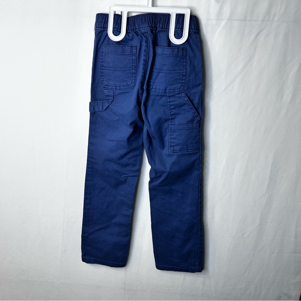 015 Old Navy Blue Elastic Waist Pants Straight Legs Boys Toddlers Kids Size 4T